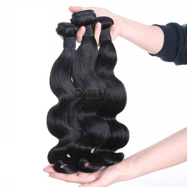 alibaba express virgin brazilian hair weaving natural color weft CX051